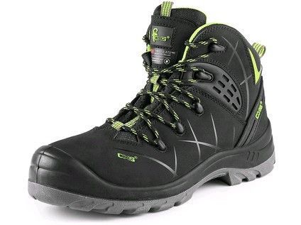 Obuv členková CXS Universe Satellite S3, zimná, čierno-zelená, veľ. 43