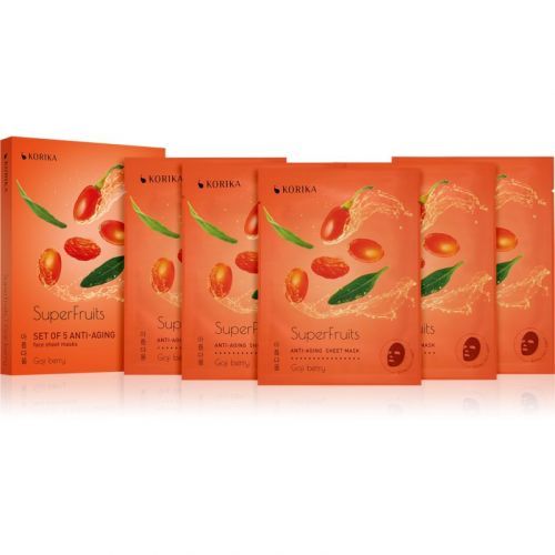 KORIKA SuperFruits set pleťových masiek za zvýhodnenú cenu (s omladzujúcim účinkom)