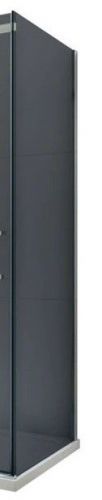 MEXEN - OMEGA stena 90x190 cm 8 mm chróm, grey 820-090-000-01-40