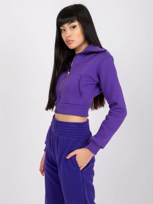 RUE PARIS Ciemnoniebieski dresowy damski komplet S / M