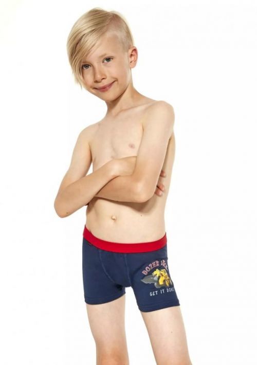 Chlapecké boxerky Cornette 701/75 110/116 Tm. modrá