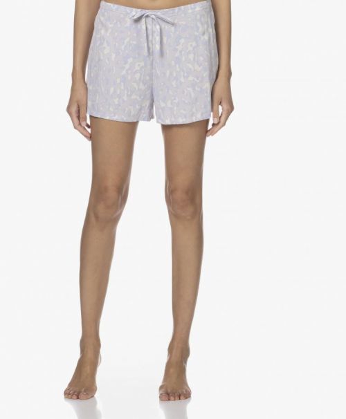 Dámské kraťasy na spaní QS6029E - W85 - Lila - Calvin Klein lila S