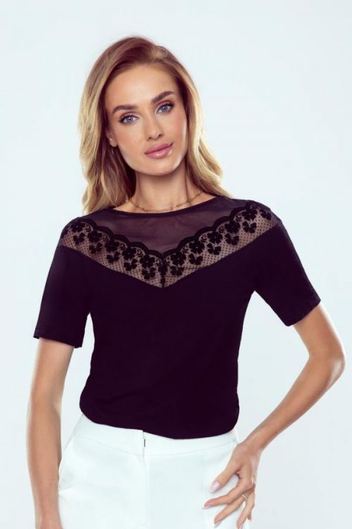 Eldar Blouse Floriana Black S