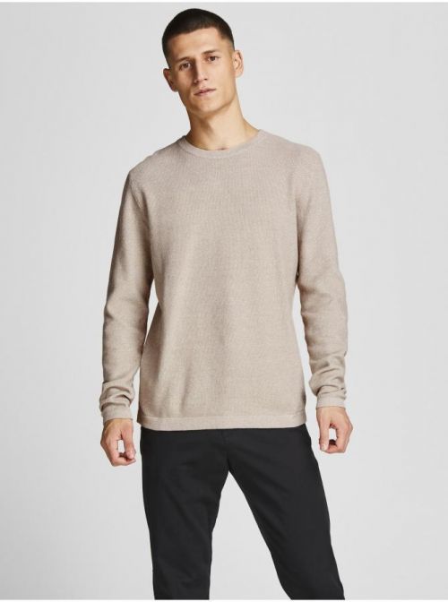 Béžový sveter Jack & Jones Gustav
