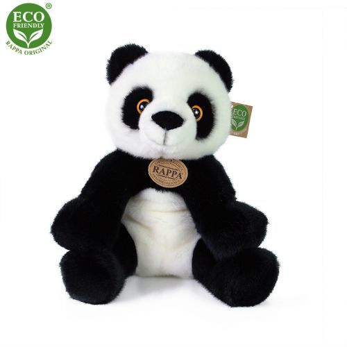 Plyšová panda sedící 27 cm ECO-FRIENDLY