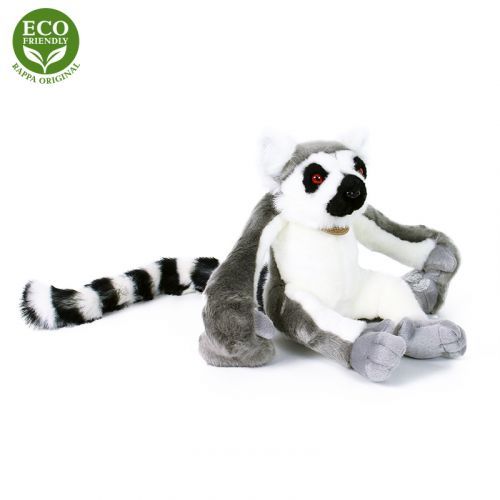 Plyšový lemur závěsný 25 cm ECO-FRIENDLY