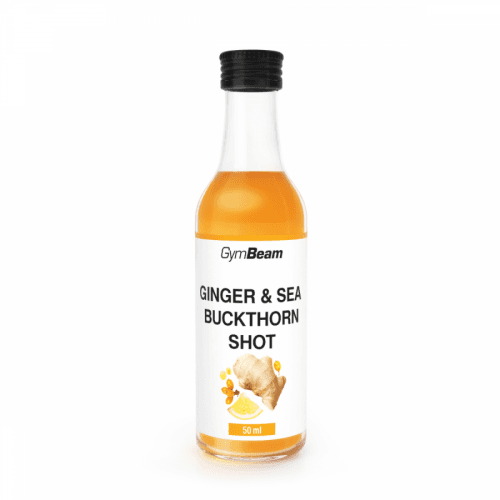 GymBeam Zázvorový shot s rakytníkom 50 ml