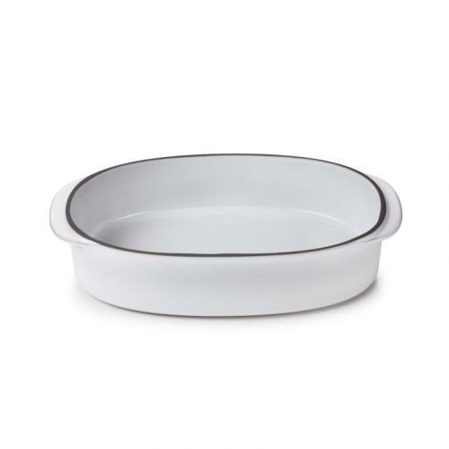 Zapekacia miska Caractere Revol biela 26x18,5 cm