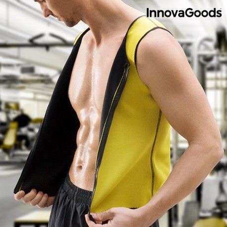 V0100881 InnovaGoods Pánska športová vesta so sauna efektom InnovaGoods Sports Fitness M