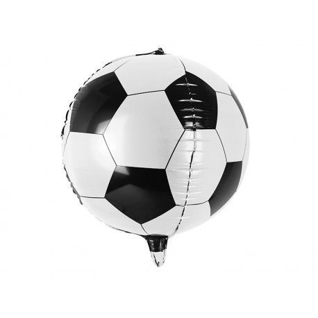 FB19 Fóliový balón - Futbalová lopta - čierno-biely, 40cm