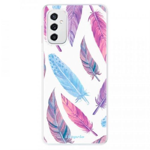 Odolné silikónové puzdro iSaprio - Feather Pattern 10 - Samsung Galaxy M52 5G
