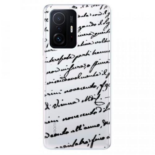 Odolné silikónové puzdro iSaprio - Handwriting 01 - black - Xiaomi 11T / 11T Pro