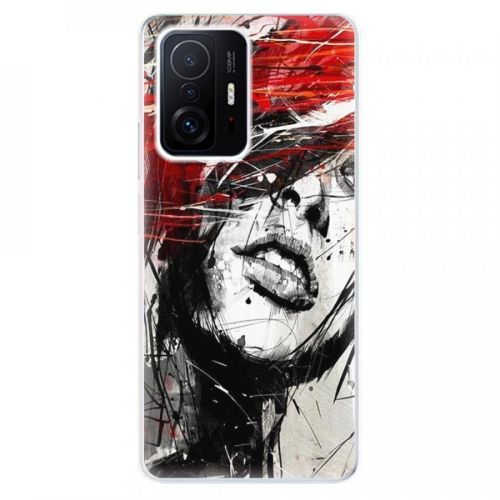 Odolné silikónové puzdro iSaprio - Sketch Face - Xiaomi 11T / 11T Pro