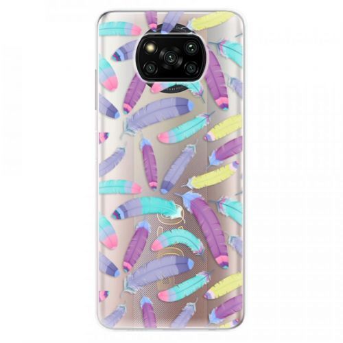 Odolné silikónové puzdro iSaprio - Feather Pattern 01 - Xiaomi Poco X3 Pro / X3 NFC