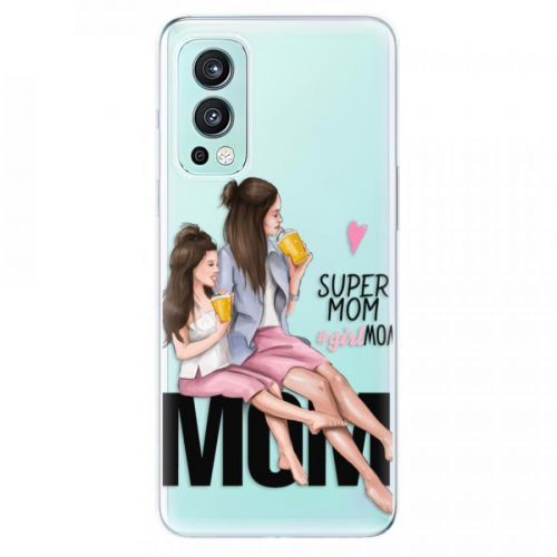 Odolné silikónové puzdro iSaprio - Milk Shake - Brunette - OnePlus Nord 2 5G