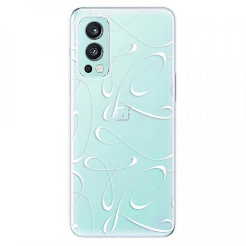 Odolné silikónové puzdro iSaprio - Fancy - white - OnePlus Nord 2 5G