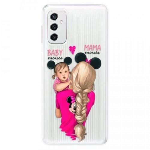 Odolné silikónové puzdro iSaprio - Mama Mouse Blond and Girl - Samsung Galaxy M52 5G