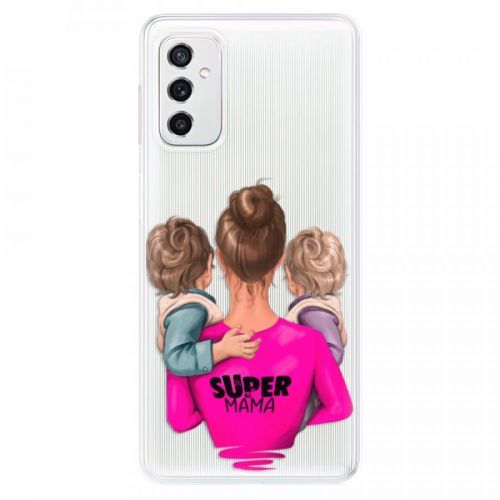 Odolné silikónové puzdro iSaprio - Super Mama - Two Boys - Samsung Galaxy M52 5G