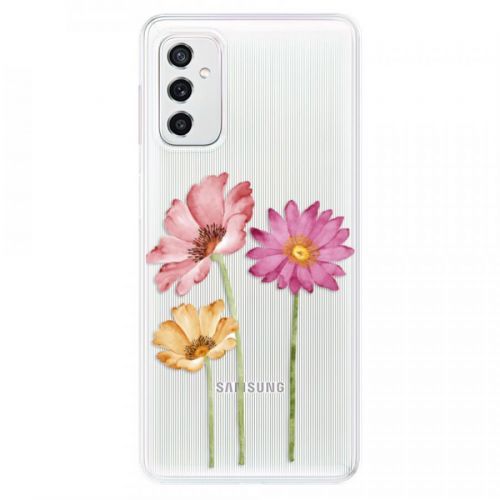 Odolné silikónové puzdro iSaprio - Three Flowers - Samsung Galaxy M52 5G