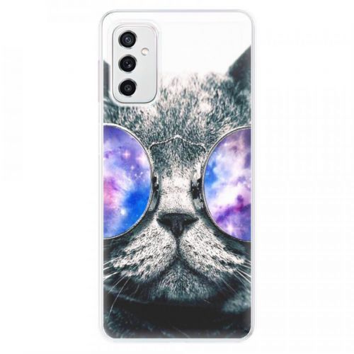 Odolné silikónové puzdro iSaprio - Galaxy Cat - Samsung Galaxy M52 5G