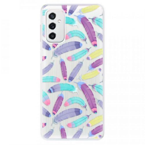 Odolné silikónové puzdro iSaprio - Feather Pattern 01 - Samsung Galaxy M52 5G