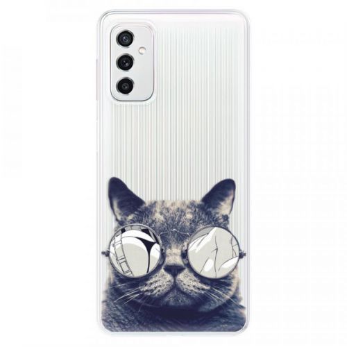 Odolné silikónové puzdro iSaprio - Crazy Cat 01 - Samsung Galaxy M52 5G