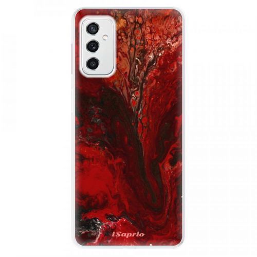 Odolné silikónové puzdro iSaprio - RedMarble 17 - Samsung Galaxy M52 5G