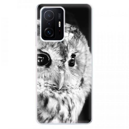 Odolné silikónové puzdro iSaprio - BW Owl - Xiaomi 11T / 11T Pro