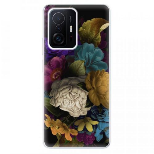 Odolné silikónové puzdro iSaprio - Dark Flowers - Xiaomi 11T / 11T Pro