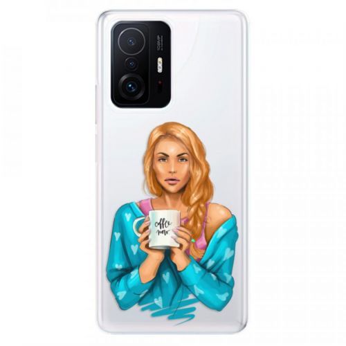 Odolné silikónové puzdro iSaprio - Coffe Now - Redhead - Xiaomi 11T / 11T Pro