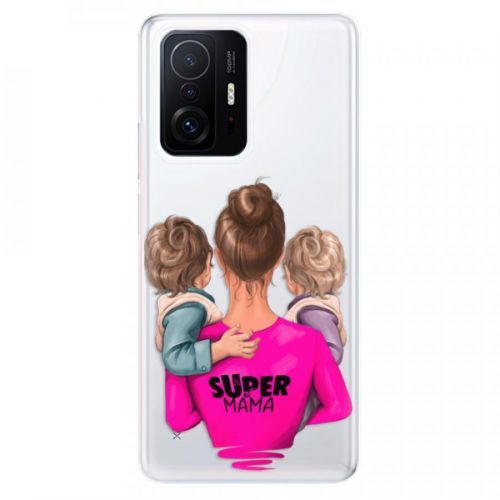 Odolné silikónové puzdro iSaprio - Super Mama - Two Boys - Xiaomi 11T / 11T Pro