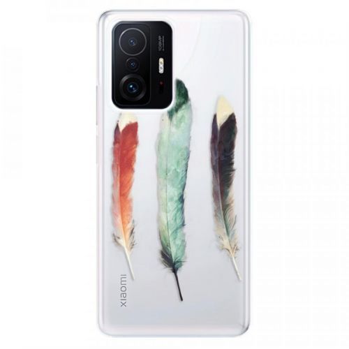 Odolné silikónové puzdro iSaprio - Three Feathers - Xiaomi 11T / 11T Pro