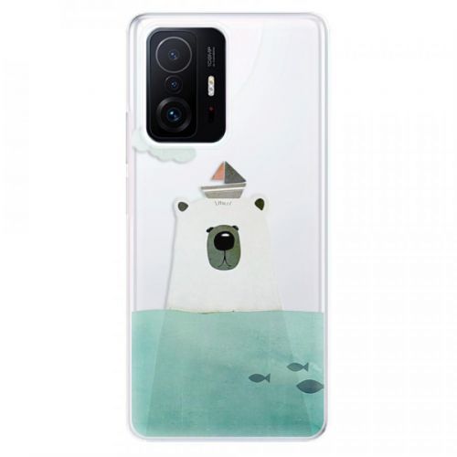 Odolné silikónové puzdro iSaprio - Bear With Boat - Xiaomi 11T / 11T Pro