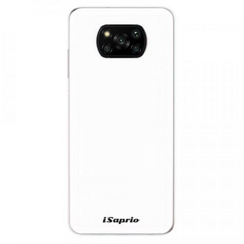 Odolné silikónové puzdro iSaprio - 4Pure - bílý - Xiaomi Poco X3 Pro / X3 NFC