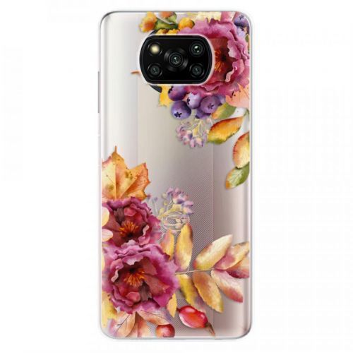 Odolné silikónové puzdro iSaprio - Fall Flowers - Xiaomi Poco X3 Pro / X3 NFC