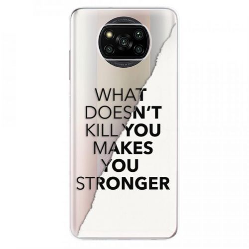 Odolné silikónové puzdro iSaprio - Makes You Stronger - Xiaomi Poco X3 Pro / X3 NFC