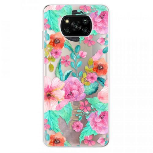Odolné silikónové puzdro iSaprio - Flower Pattern 01 - Xiaomi Poco X3 Pro / X3 NFC