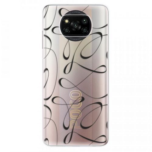 Odolné silikónové puzdro iSaprio - Fancy - black - Xiaomi Poco X3 Pro / X3 NFC