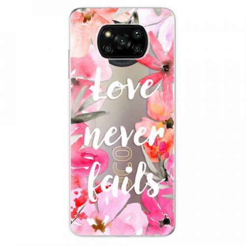 Odolné silikónové puzdro iSaprio - Love Never Fails - Xiaomi Poco X3 Pro / X3 NFC