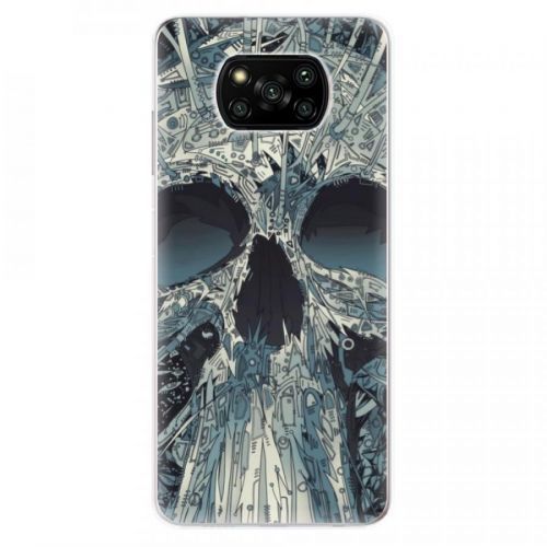 Odolné silikónové puzdro iSaprio - Abstract Skull - Xiaomi Poco X3 Pro / X3 NFC