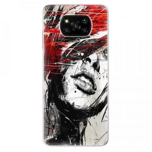 Odolné silikónové puzdro iSaprio - Sketch Face - Xiaomi Poco X3 Pro / X3 NFC