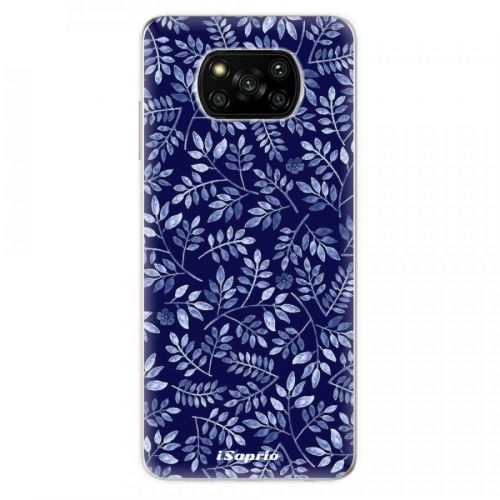 Odolné silikónové puzdro iSaprio - Blue Leaves 05 - Xiaomi Poco X3 Pro / X3 NFC