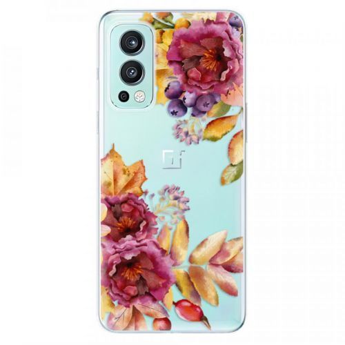 Odolné silikónové puzdro iSaprio - Fall Flowers - OnePlus Nord 2 5G