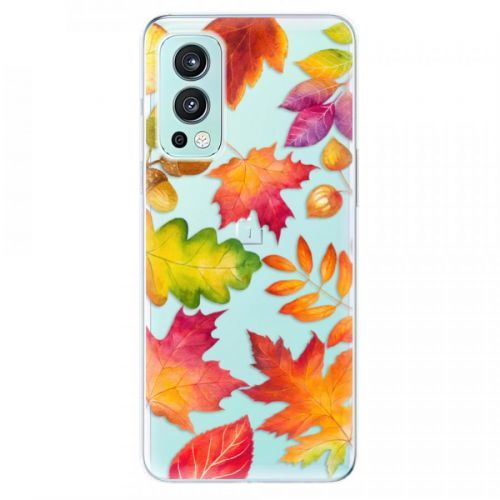 Odolné silikónové puzdro iSaprio - Autumn Leaves 01 - OnePlus Nord 2 5G