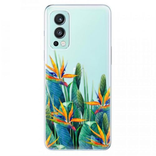 Odolné silikónové puzdro iSaprio - Exotic Flowers - OnePlus Nord 2 5G