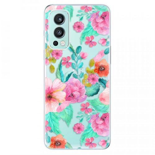 Odolné silikónové puzdro iSaprio - Flower Pattern 01 - OnePlus Nord 2 5G