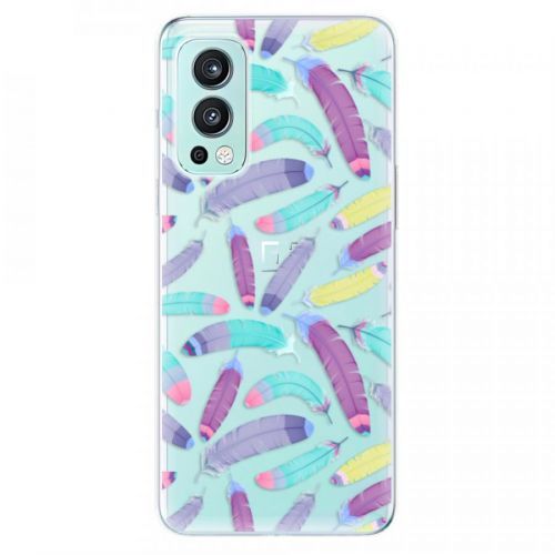 Odolné silikónové puzdro iSaprio - Feather Pattern 01 - OnePlus Nord 2 5G