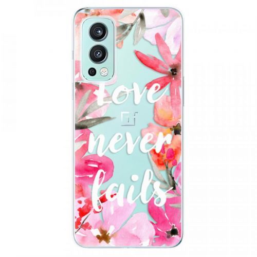 Odolné silikónové puzdro iSaprio - Love Never Fails - OnePlus Nord 2 5G