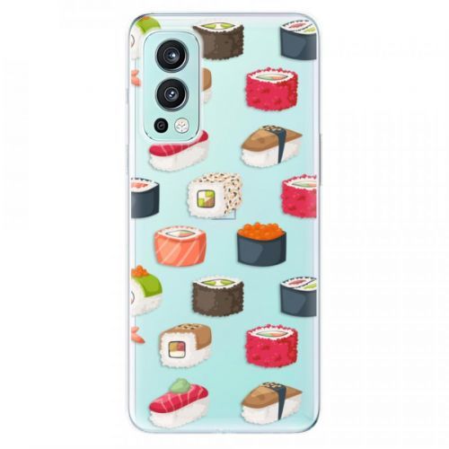 Odolné silikónové puzdro iSaprio - Sushi Pattern - OnePlus Nord 2 5G