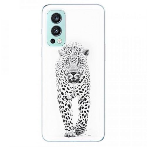 Odolné silikónové puzdro iSaprio - White Jaguar - OnePlus Nord 2 5G